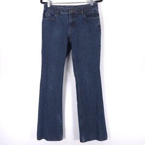 Harley Davidson Semi‎ Flare Straight Mid Rise Jeans Size 8 Long
